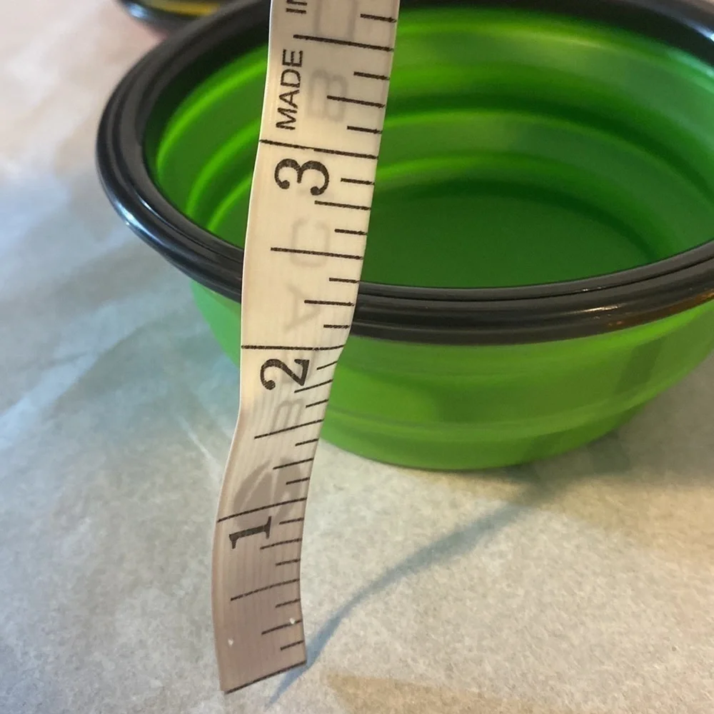 3/$20 Collapsible travel dog bowls
